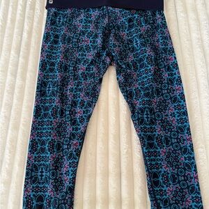 FABLETICS Womens Large Powerhold Capri Leggings Athletic Pants Yoga Gym